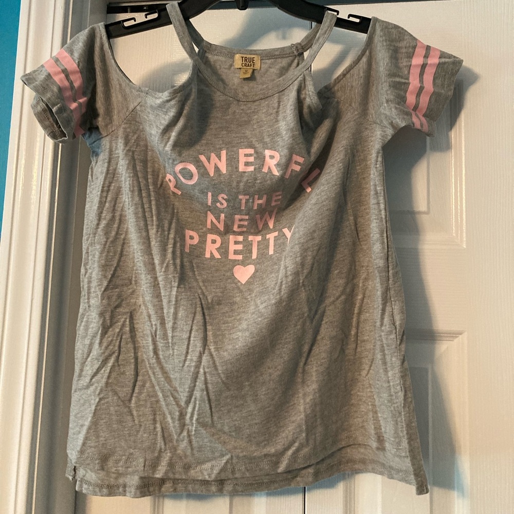 True Craft cold shoulder top